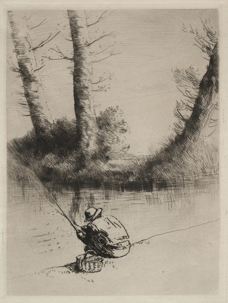 Alphonse Legros - Le Pêcheur à la Ligne