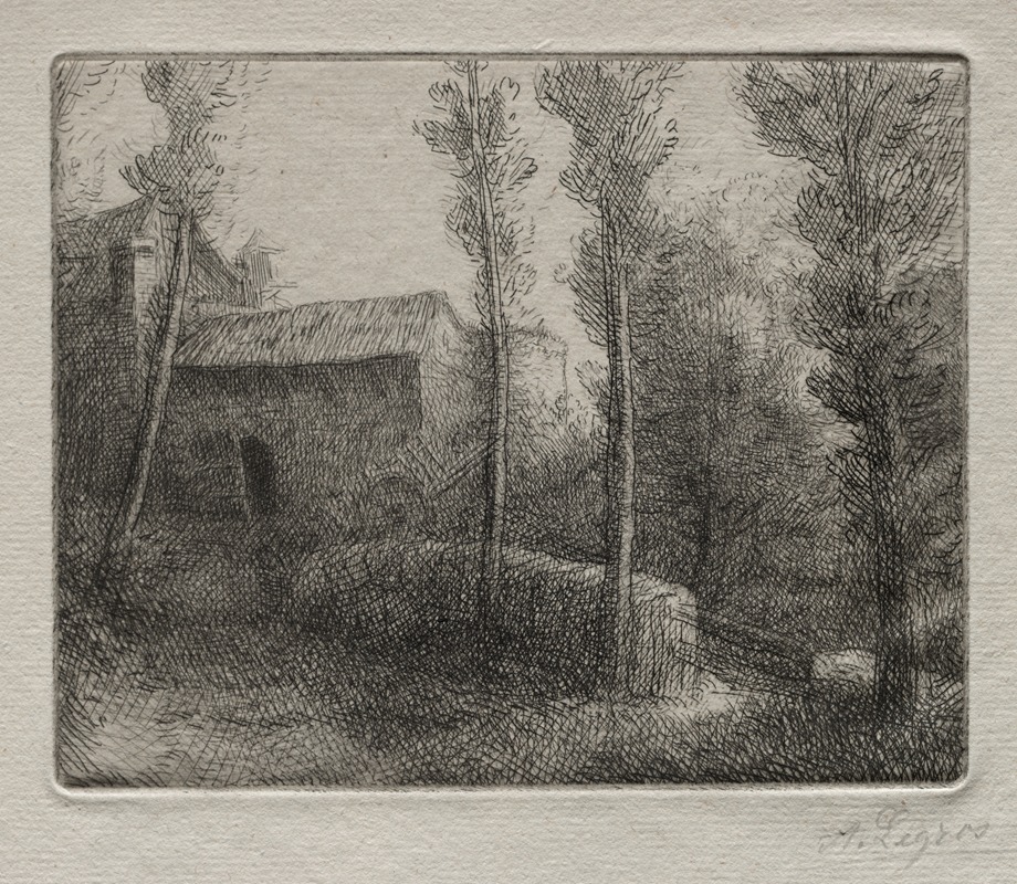 Alphonse Legros - Le Pont du Moulin