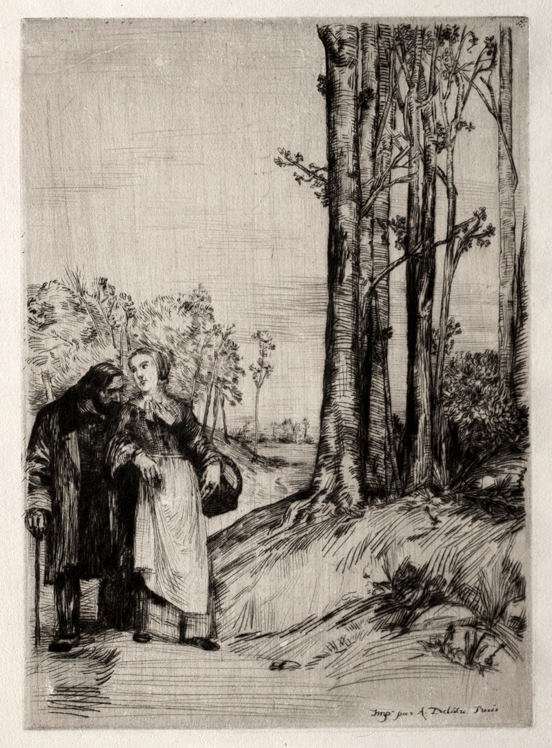 Alphonse Legros - Le Promenade du convalescent