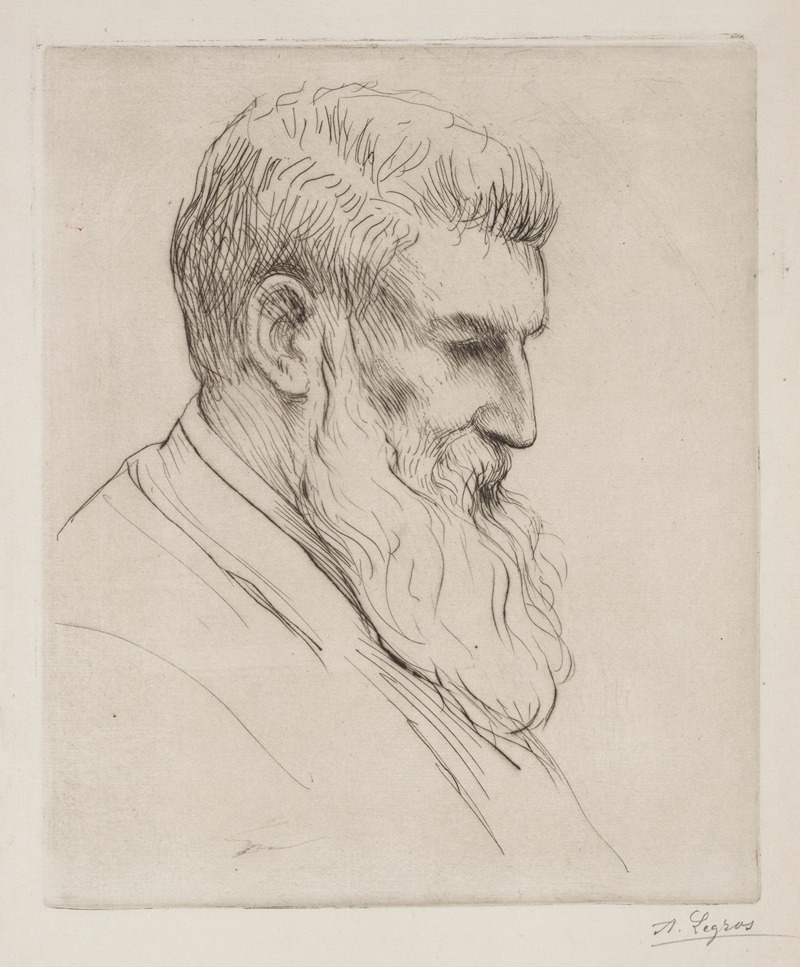 Alphonse Legros - Portrait of Craibe Angus