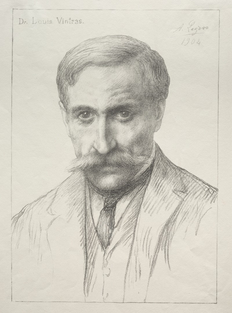 Alphonse Legros - Portrait of Dr. Louis Vintras