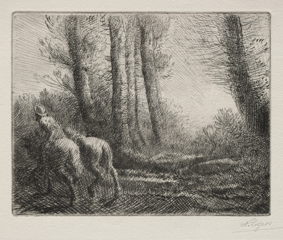 Alphonse Legros - Returning from Tilling the Land