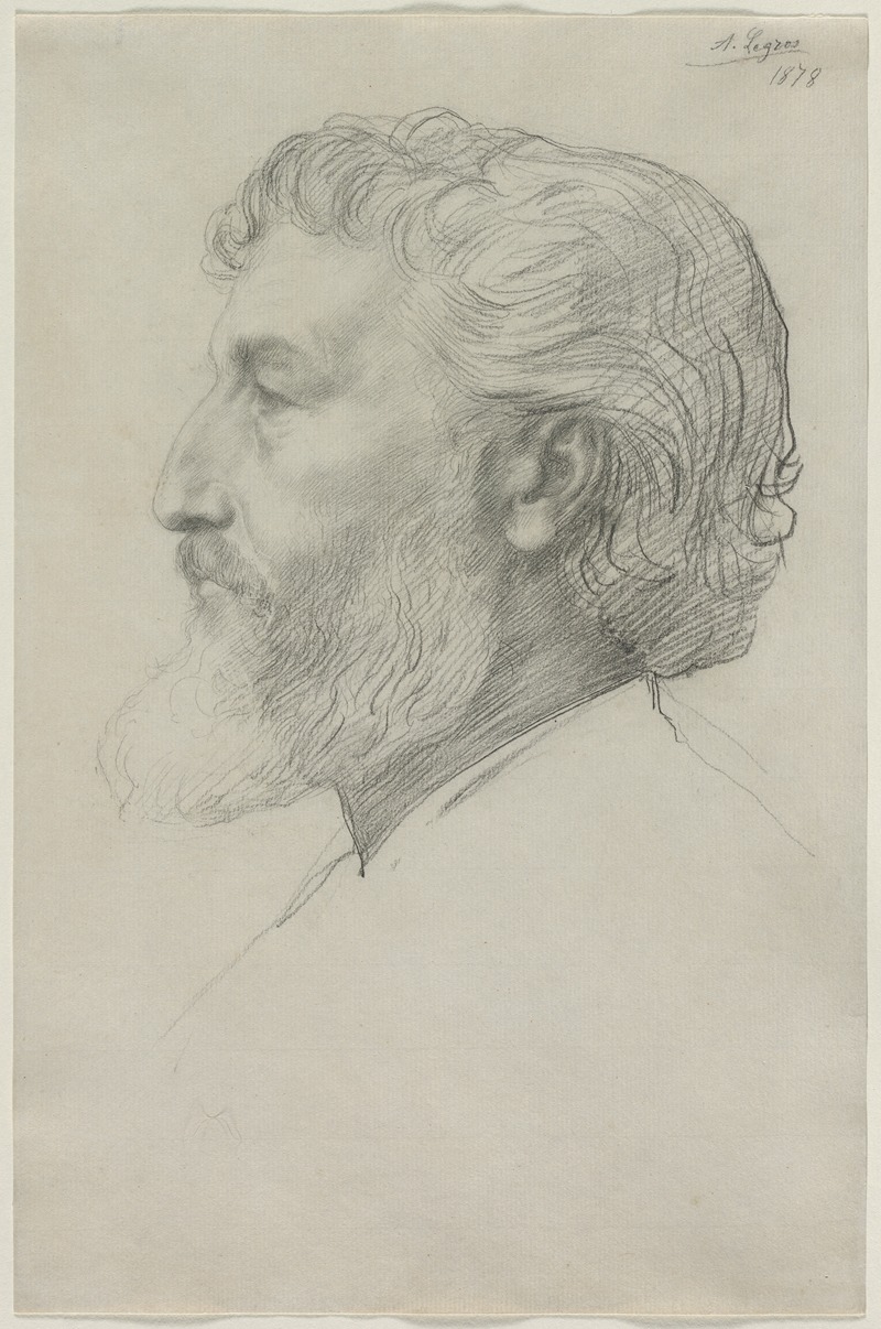 Alphonse Legros - Sir Frederick Leighton