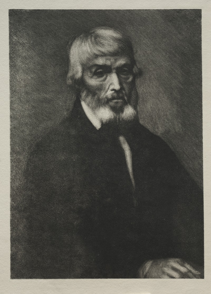 Alphonse Legros - Small Portrait of Thomas Carlyle