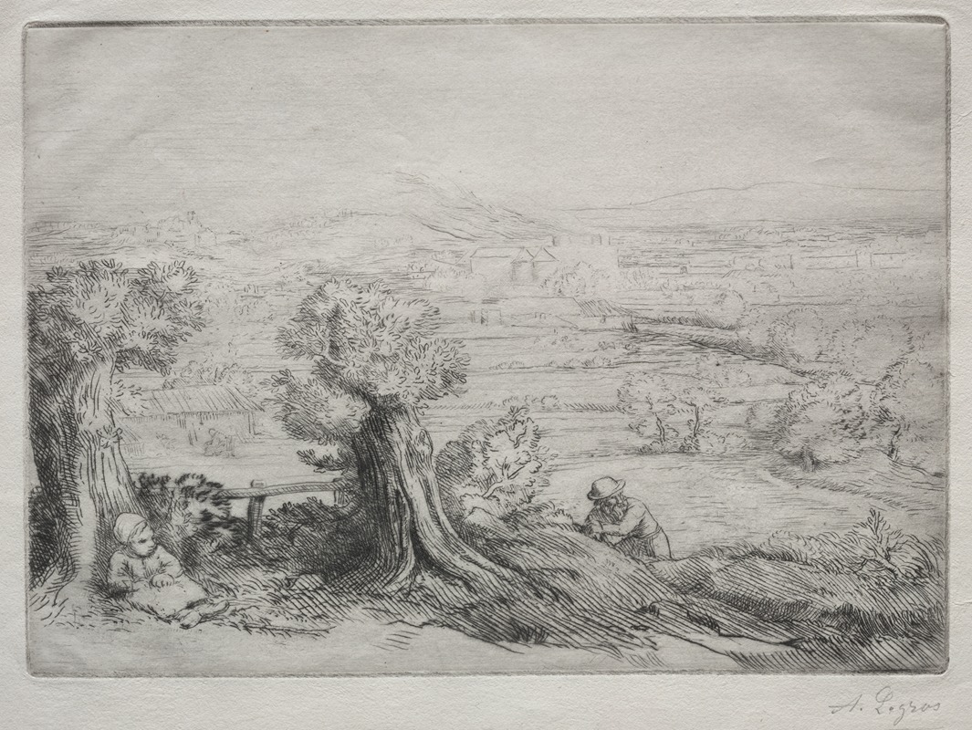 Alphonse Legros - Souvenir d’un Vallée en Bourgogne