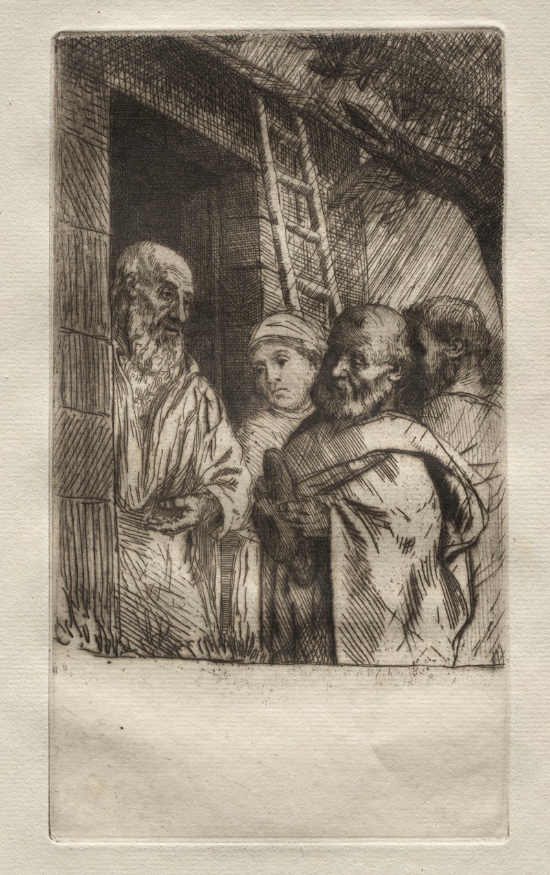 Alphonse Legros - St. Pierre et St. Paul à la porte du Bonhomme Misère