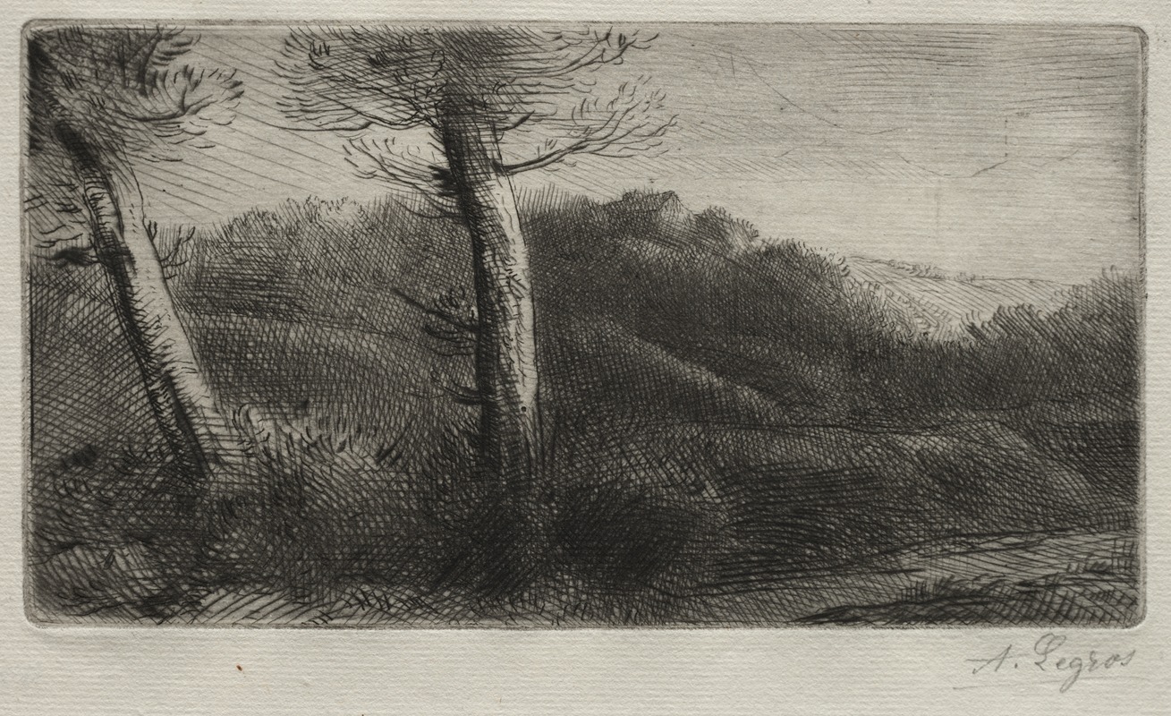 Alphonse Legros - Sunset