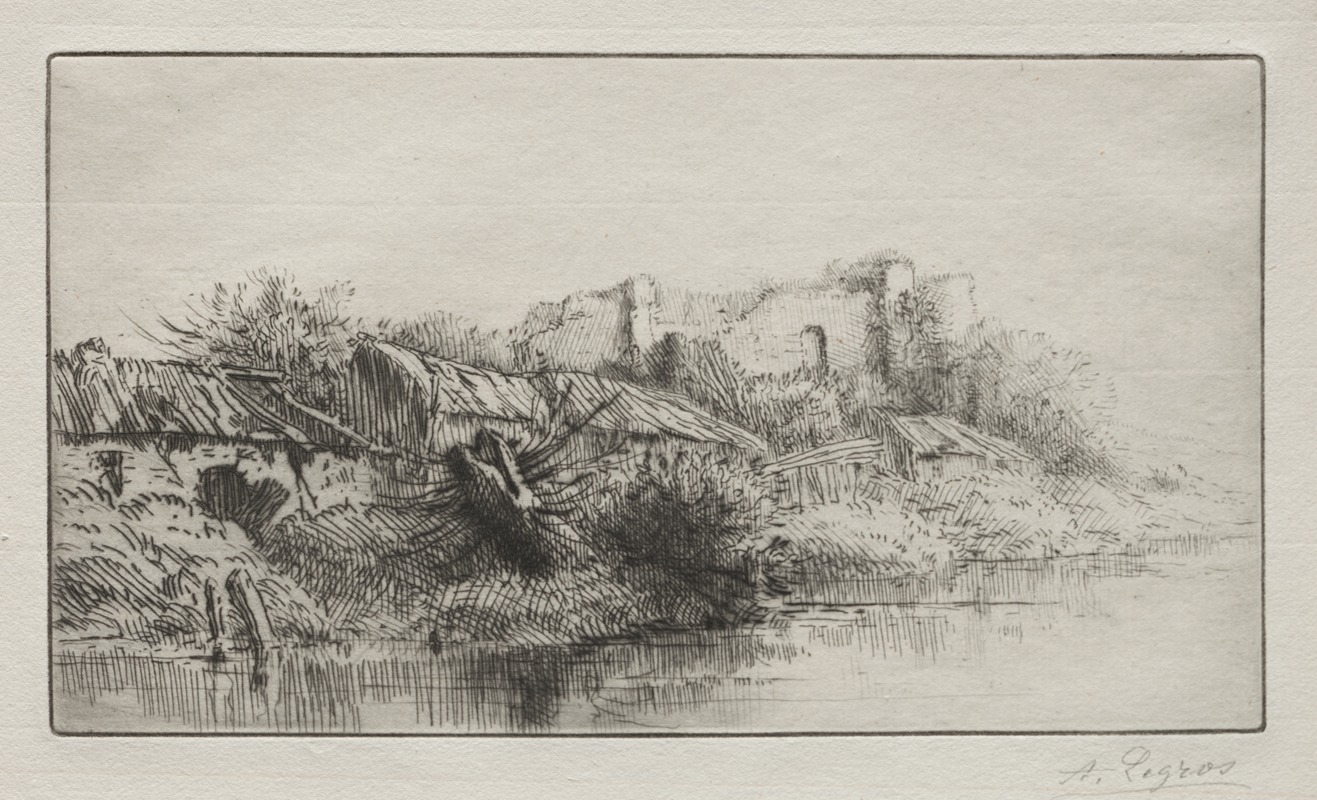 Alphonse Legros - The Abandoned Village