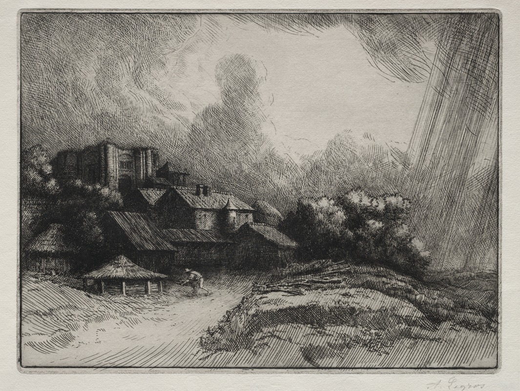 Alphonse Legros - The Abbey Farm