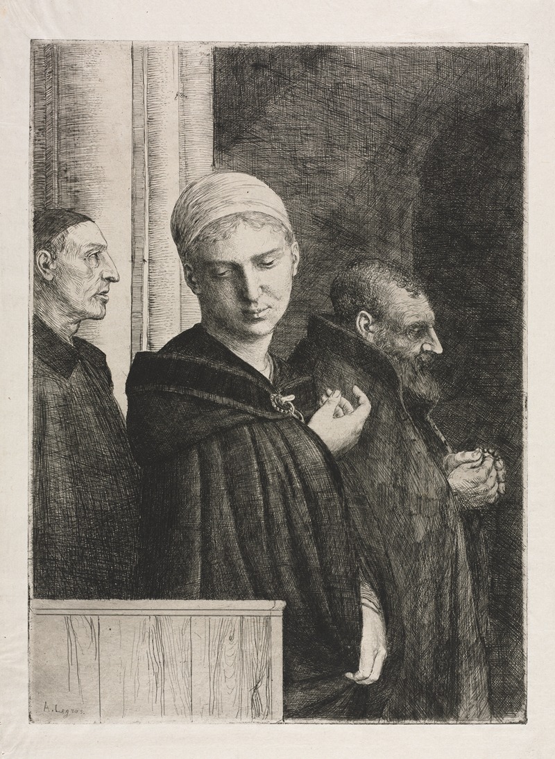 Alphonse Legros - The Baptism