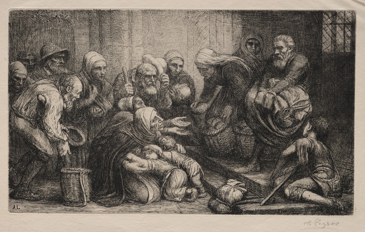 Alphonse Legros - The Beggars of Bruges