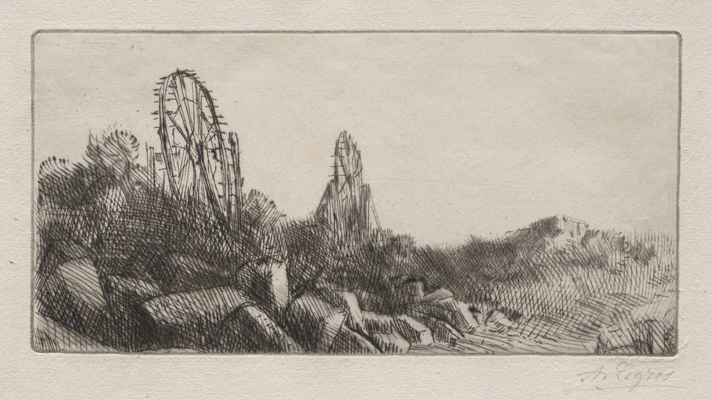 Alphonse Legros - The Old Stone Quarries of Montrouge