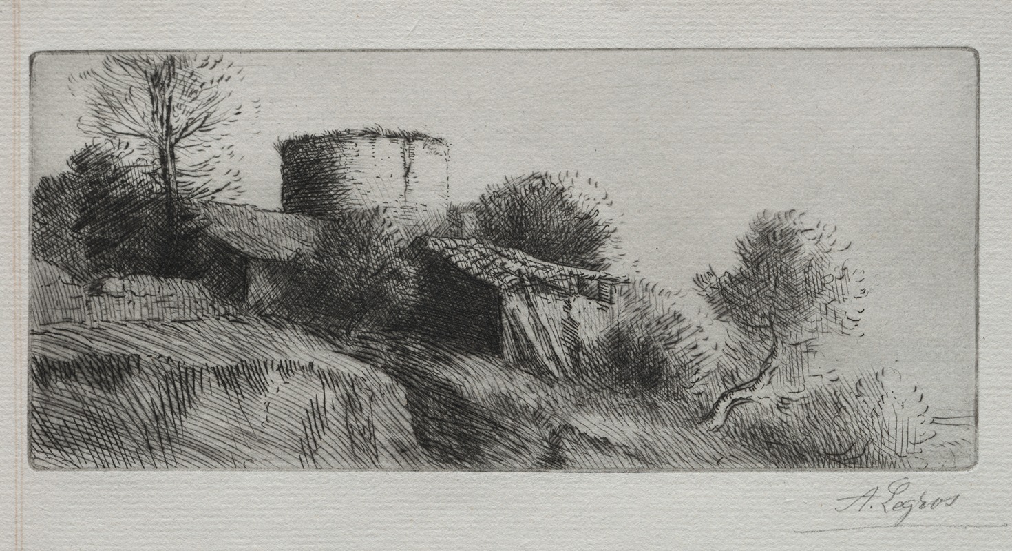 Alphonse Legros - The Pigeon Tower