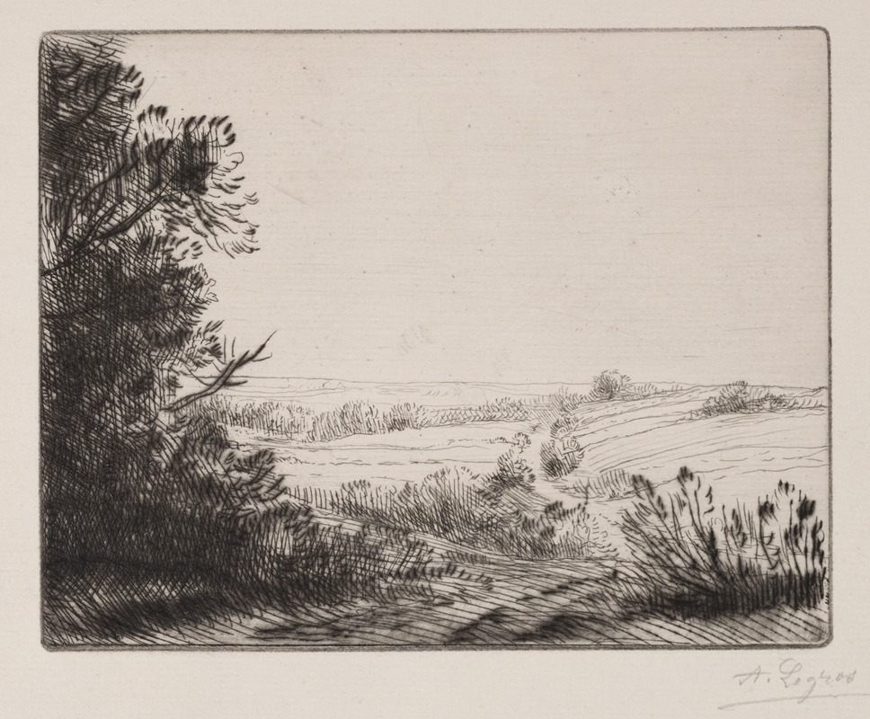 Alphonse Legros - The Road to Horville