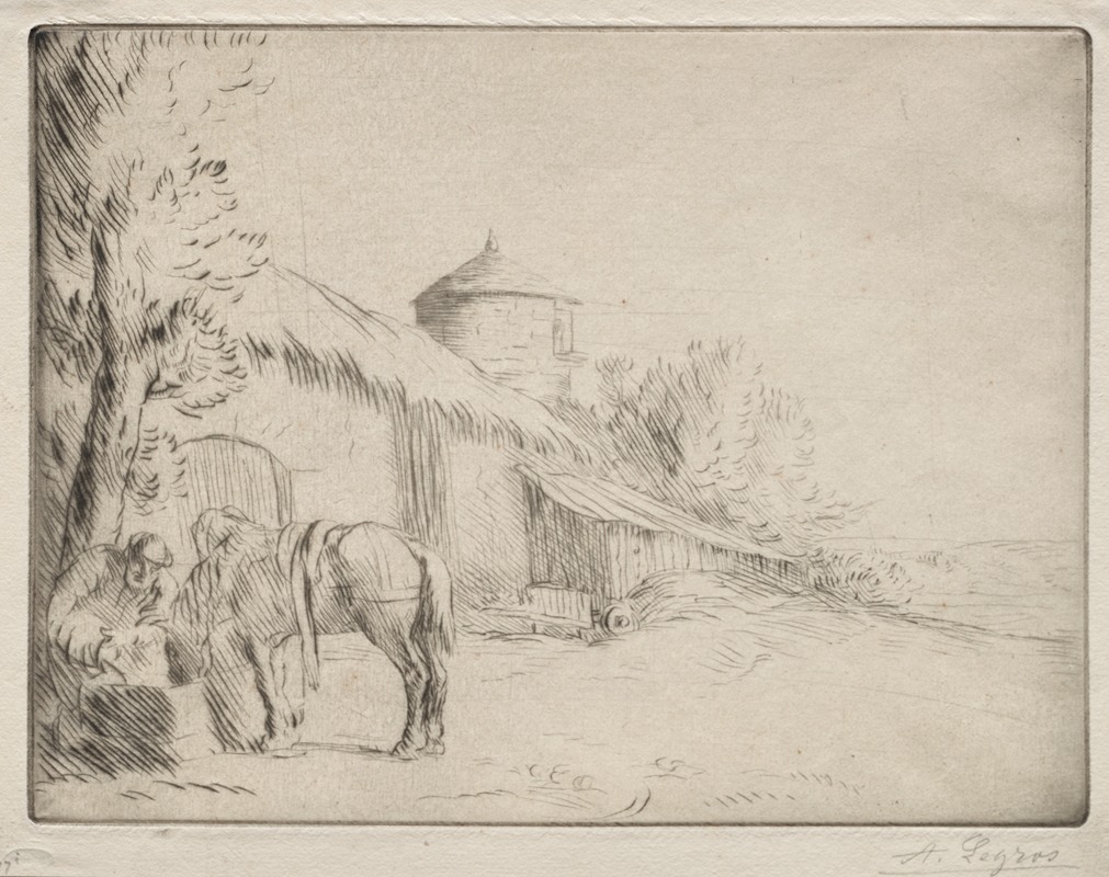 Alphonse Legros - The Watering Place