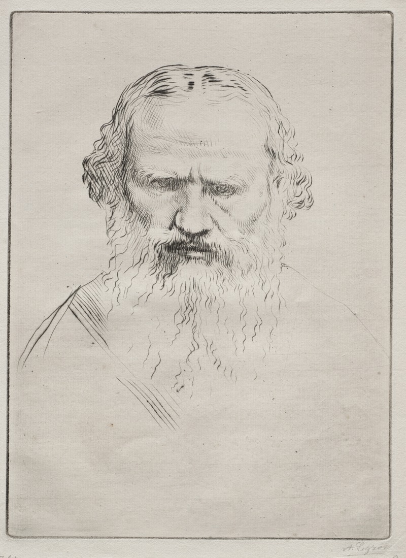 Alphonse Legros - Tolstoi