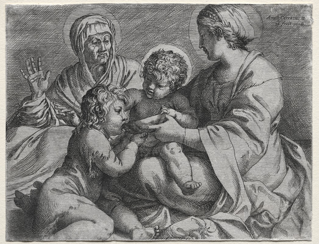 Annibale Carracci - Madonna with the Bowl