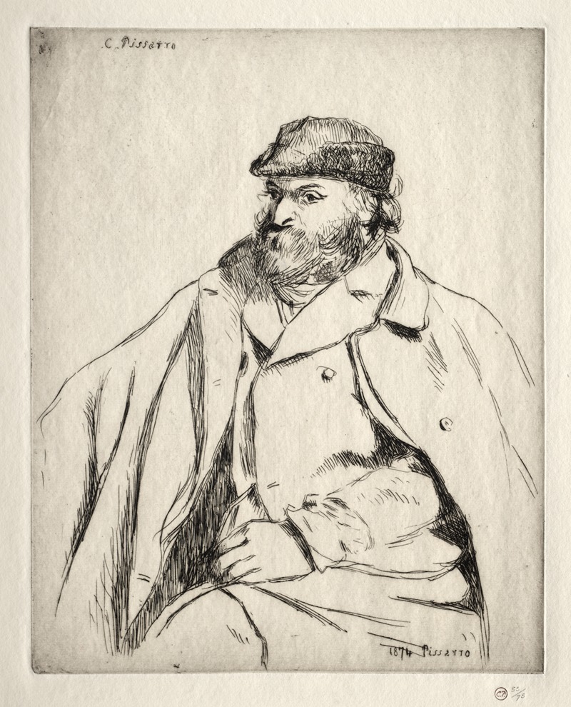 Camille Pissarro - Portrait of Paul Cézanne