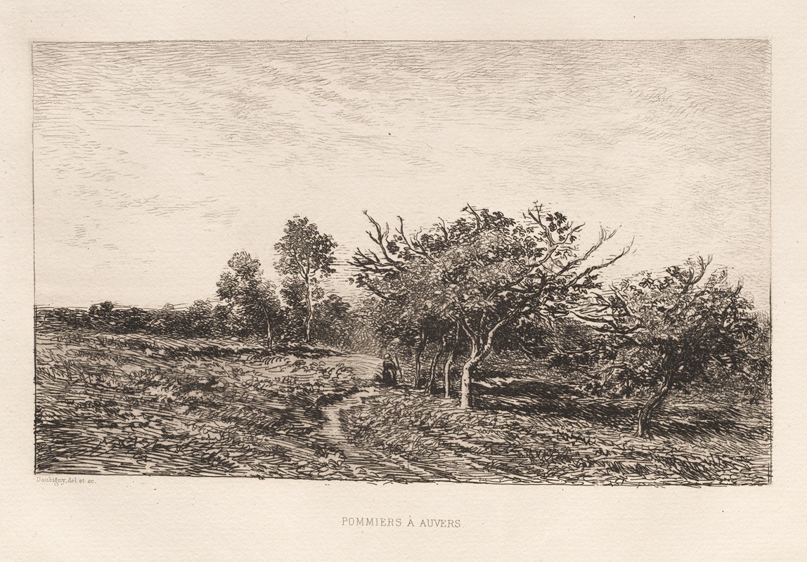 Charles François Daubigny - Apple Trees at Auvers (Pommiers à Auvers)