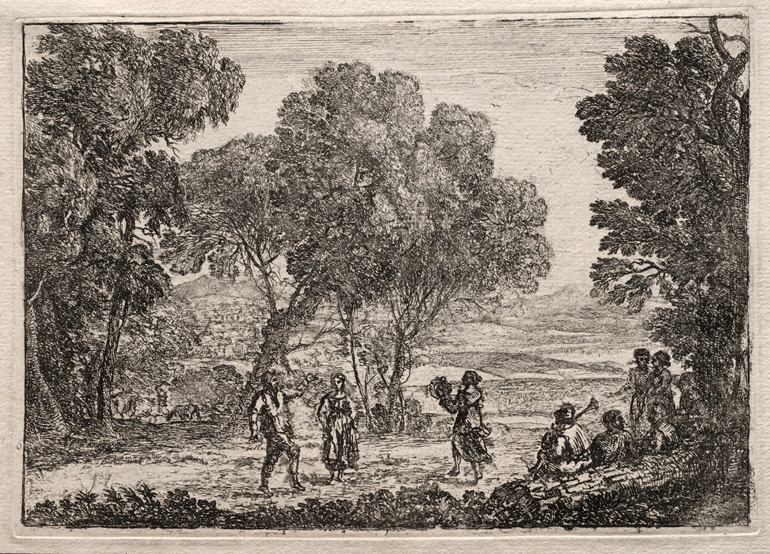 Claude Lorrain - Landscape with a Country Dance