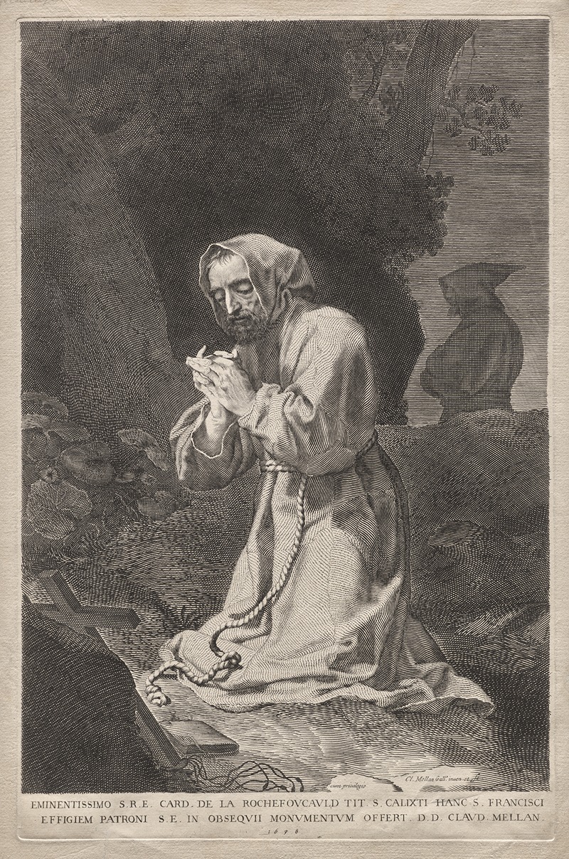 Claude Mellan - St. Francis