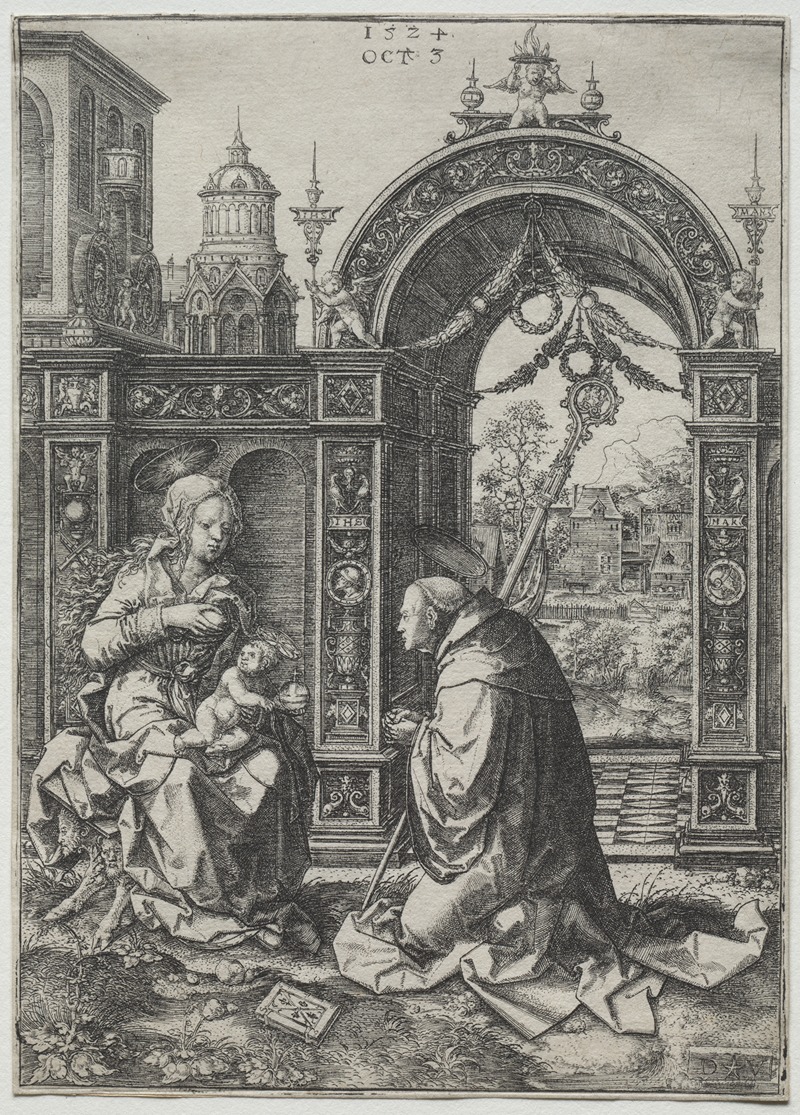 Dirk Vellert - The Vision of St. Bernard