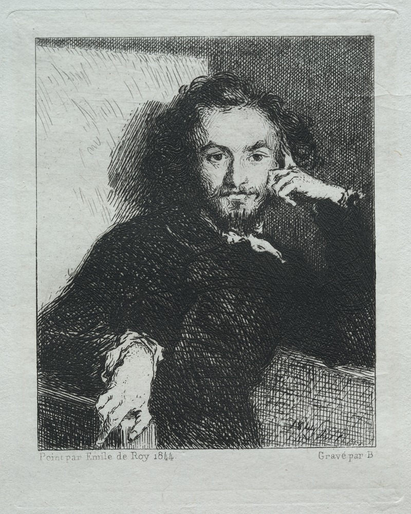 Félix Bracquemond - Baudelaire, after Emil de Roy