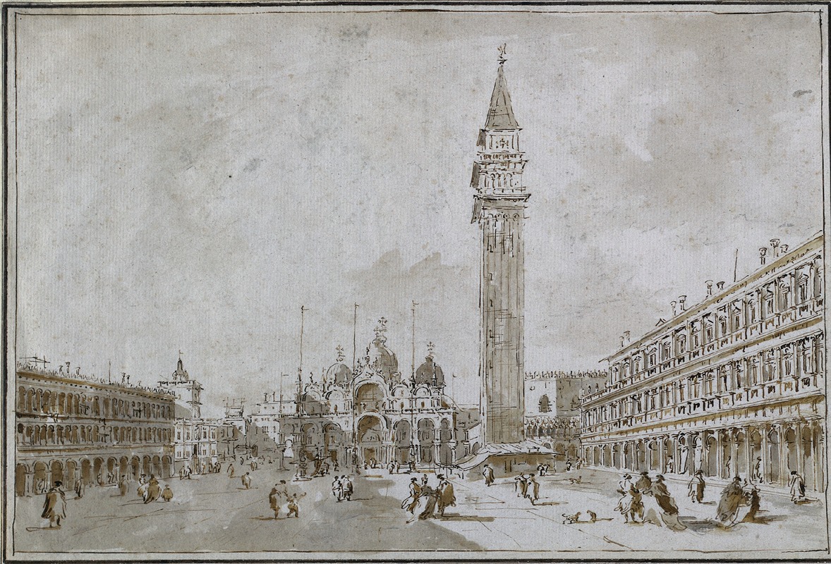 Francesco Guardi - Piazza San Marco, Venice