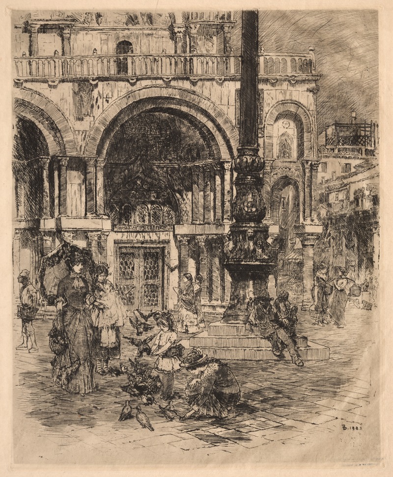 Frank Duveneck - Piazza San Marco, Venice