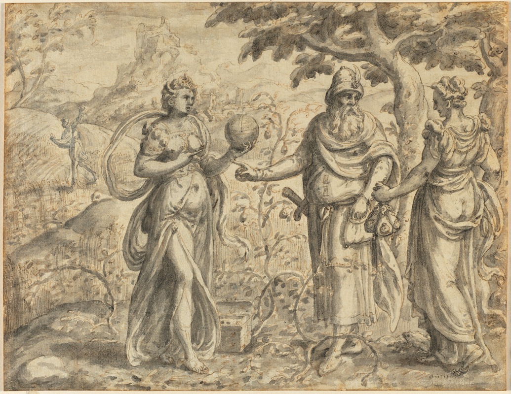 Gerard van Groeningen - The Seed Received among the Thorns, from the Parable of the Sower