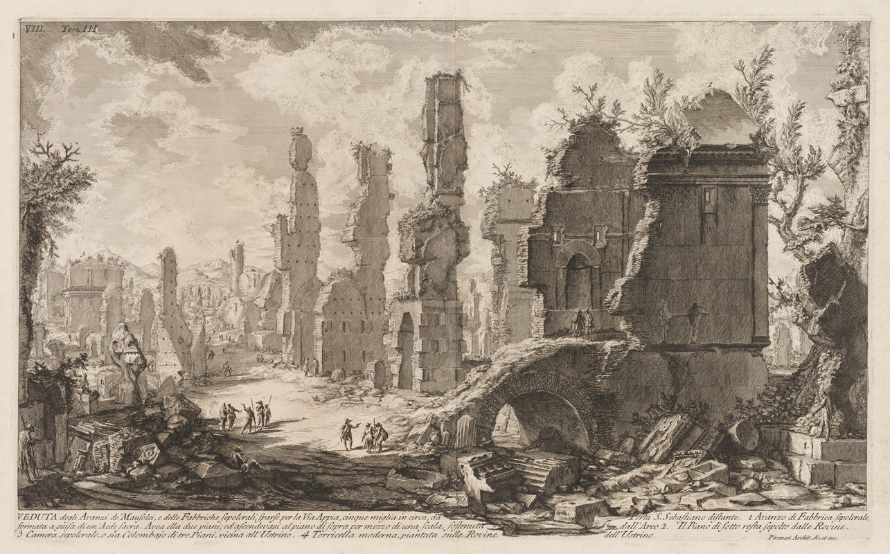 Giovanni Battista Piranesi - The Appian Way