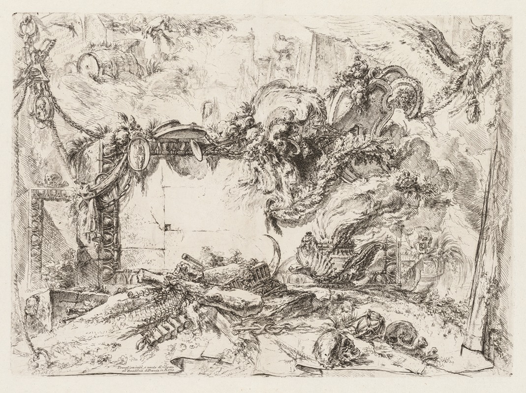 Giovanni Battista Piranesi - The Monumental Tablet