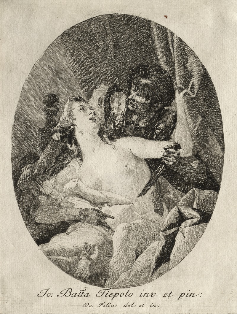 Giovanni Domenico Tiepolo - Tarquin and Lucretia