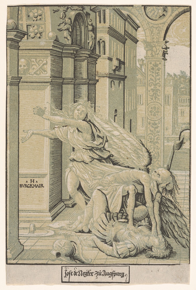 Hans Burgkmair The Elder - Lovers Surprised by Death