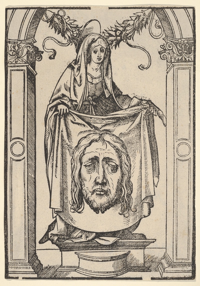 Hans Burgkmair The Elder - The Sudarium of Saint Veronica.