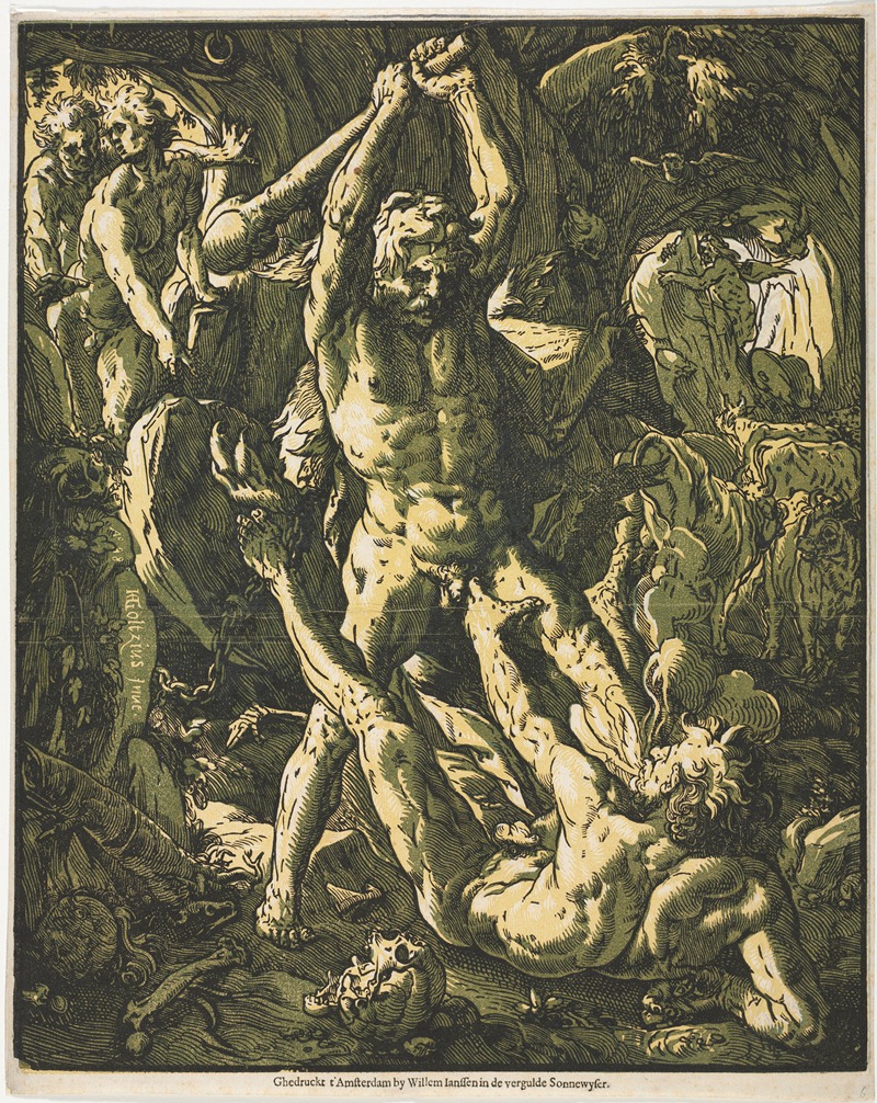 Hendrick Goltzius - Hercules and Cacus