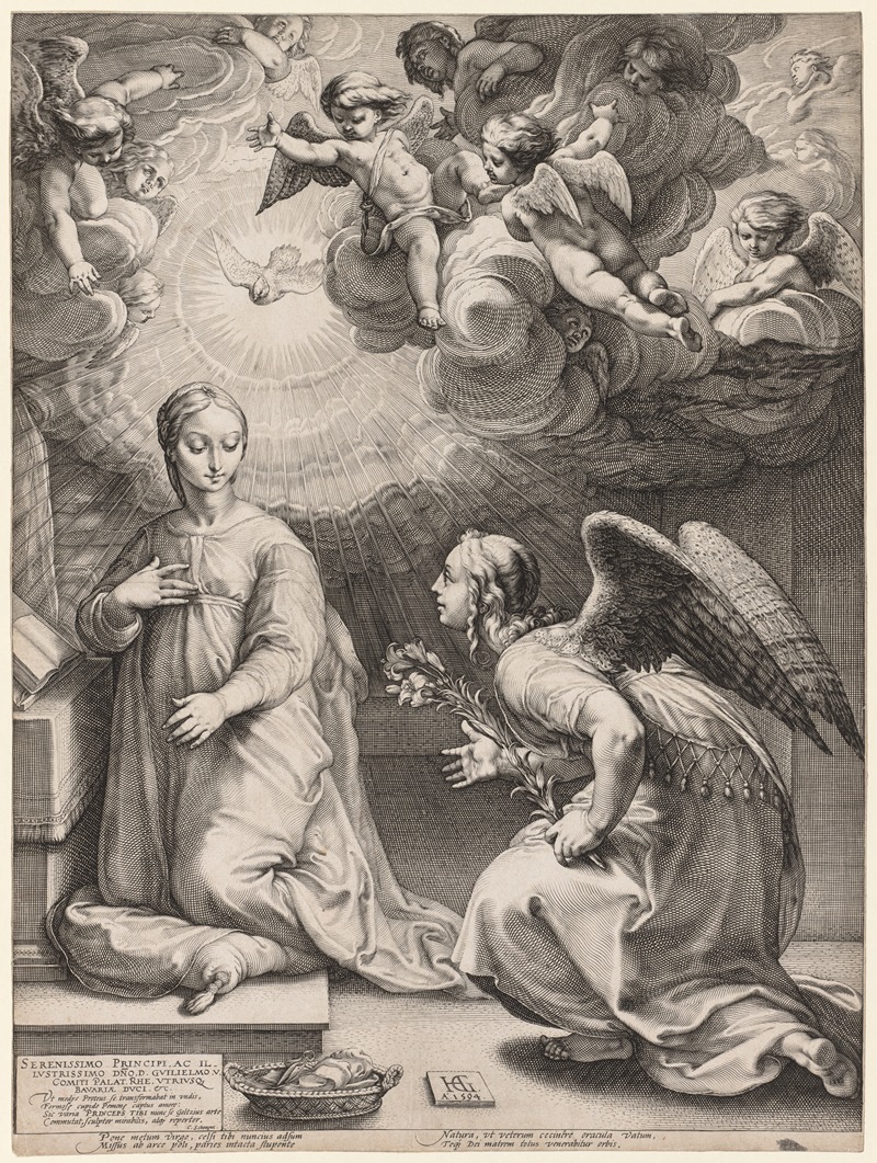 Hendrick Goltzius - The Annunciation