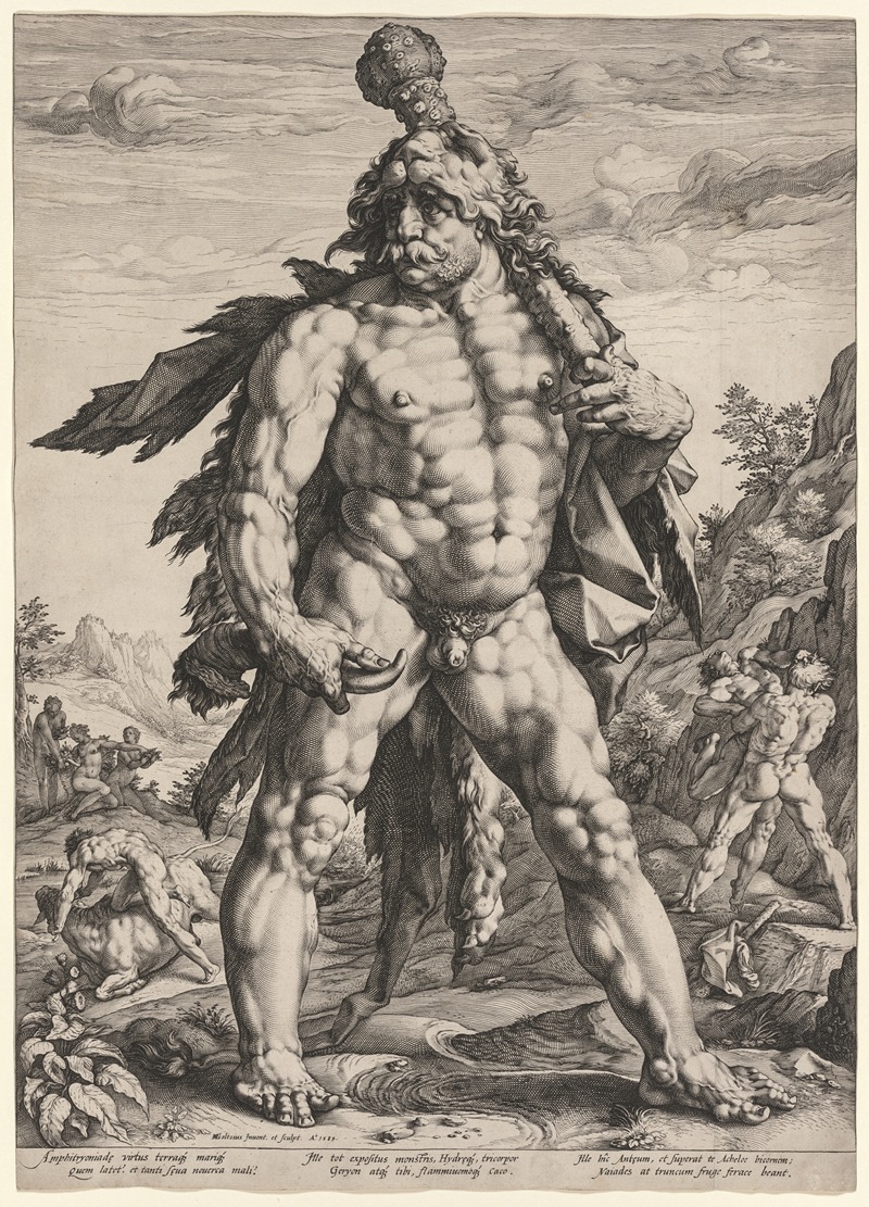 Hendrick Goltzius - The Great Hercules or ‘Knollenman’