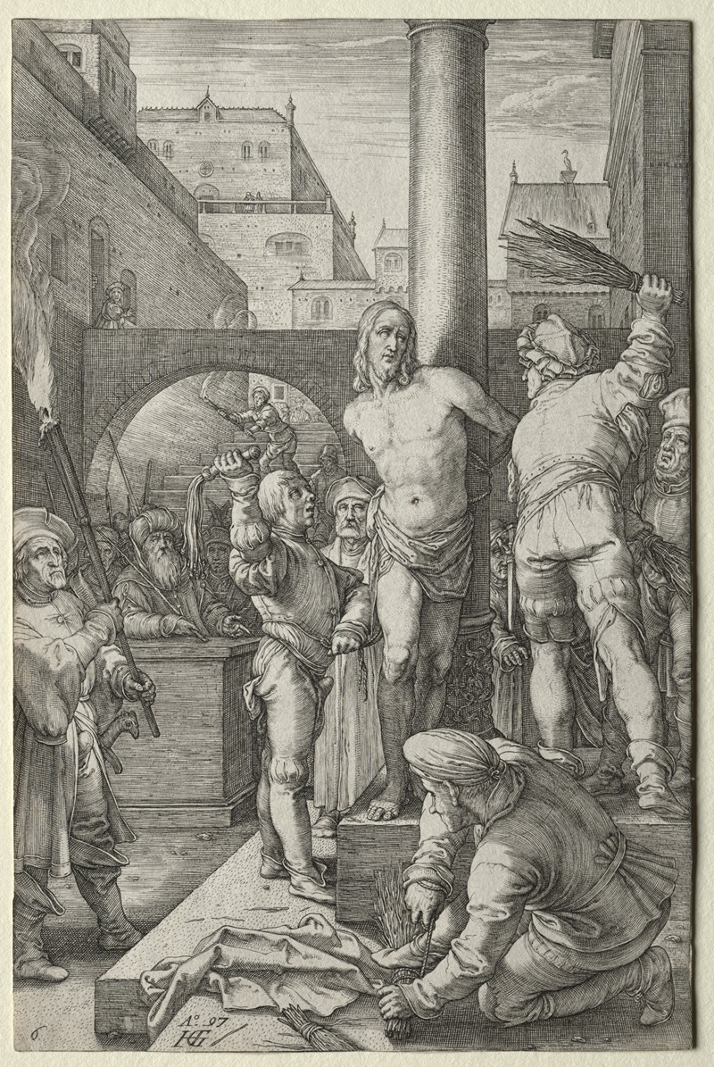 Hendrick Goltzius - The Passion; The Flagellation