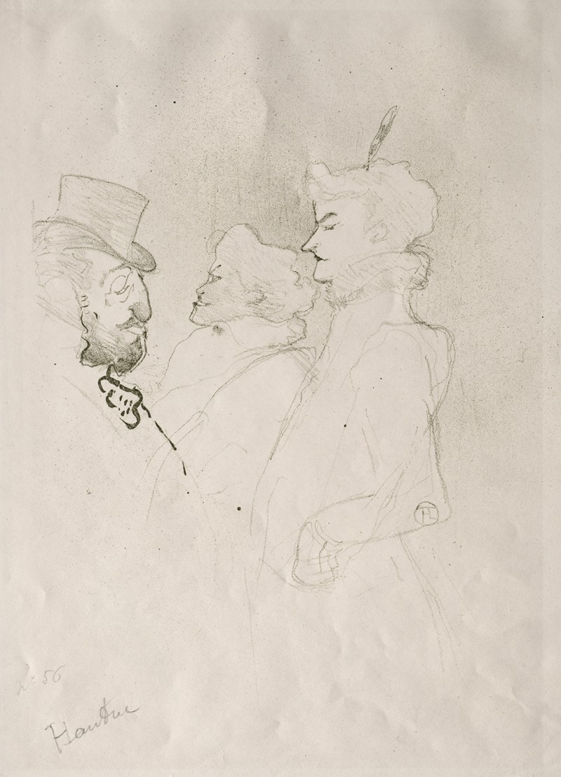 Henri de Toulouse-Lautrec - Why Not; Once Does Not Constitute a Habit