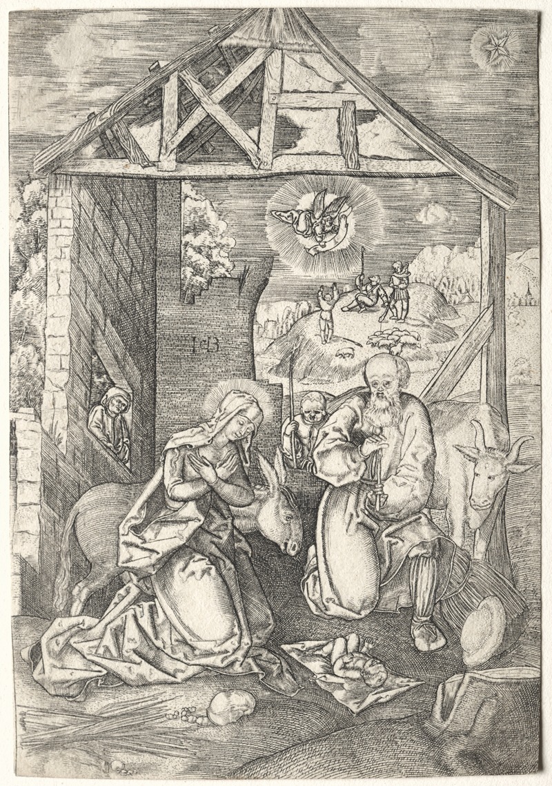 Jacob Binck - The nativity