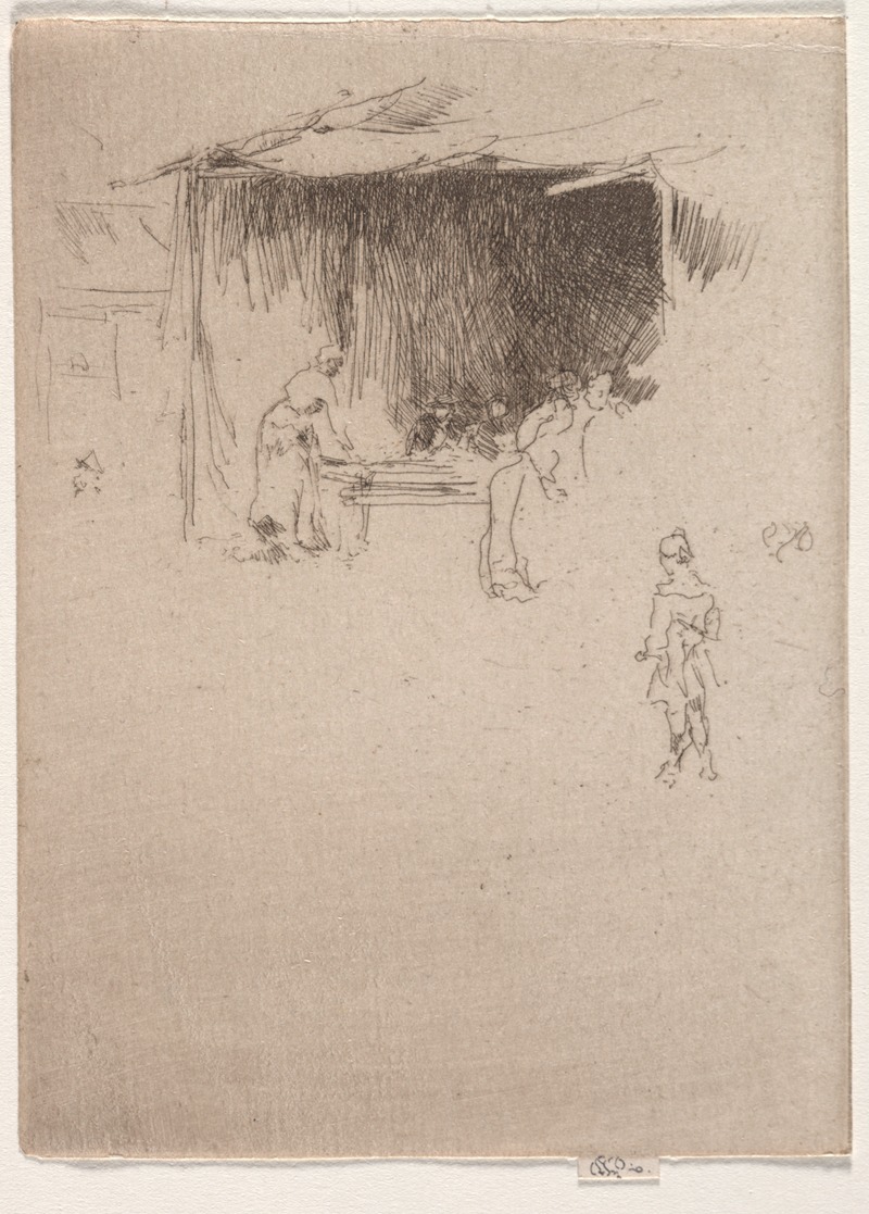 James Abbott McNeill Whistler - Booth at a Fair