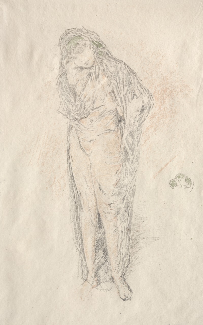 James Abbott McNeill Whistler - Draped Figure Standing