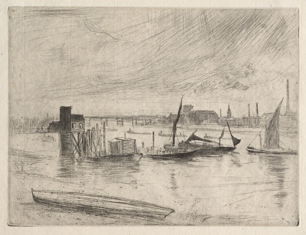 James Abbott McNeill Whistler - Early Morning Battersea