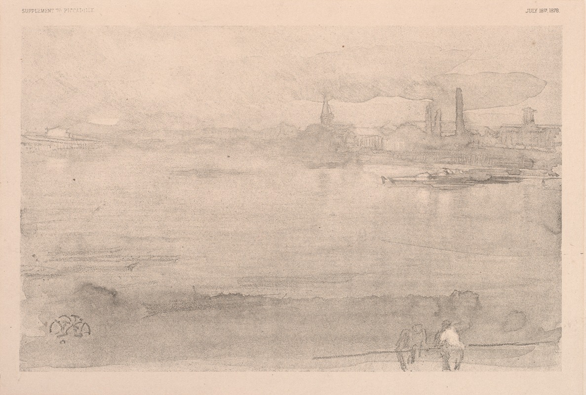 James Abbott McNeill Whistler - Early Morning; The Thames at Battersea 1878