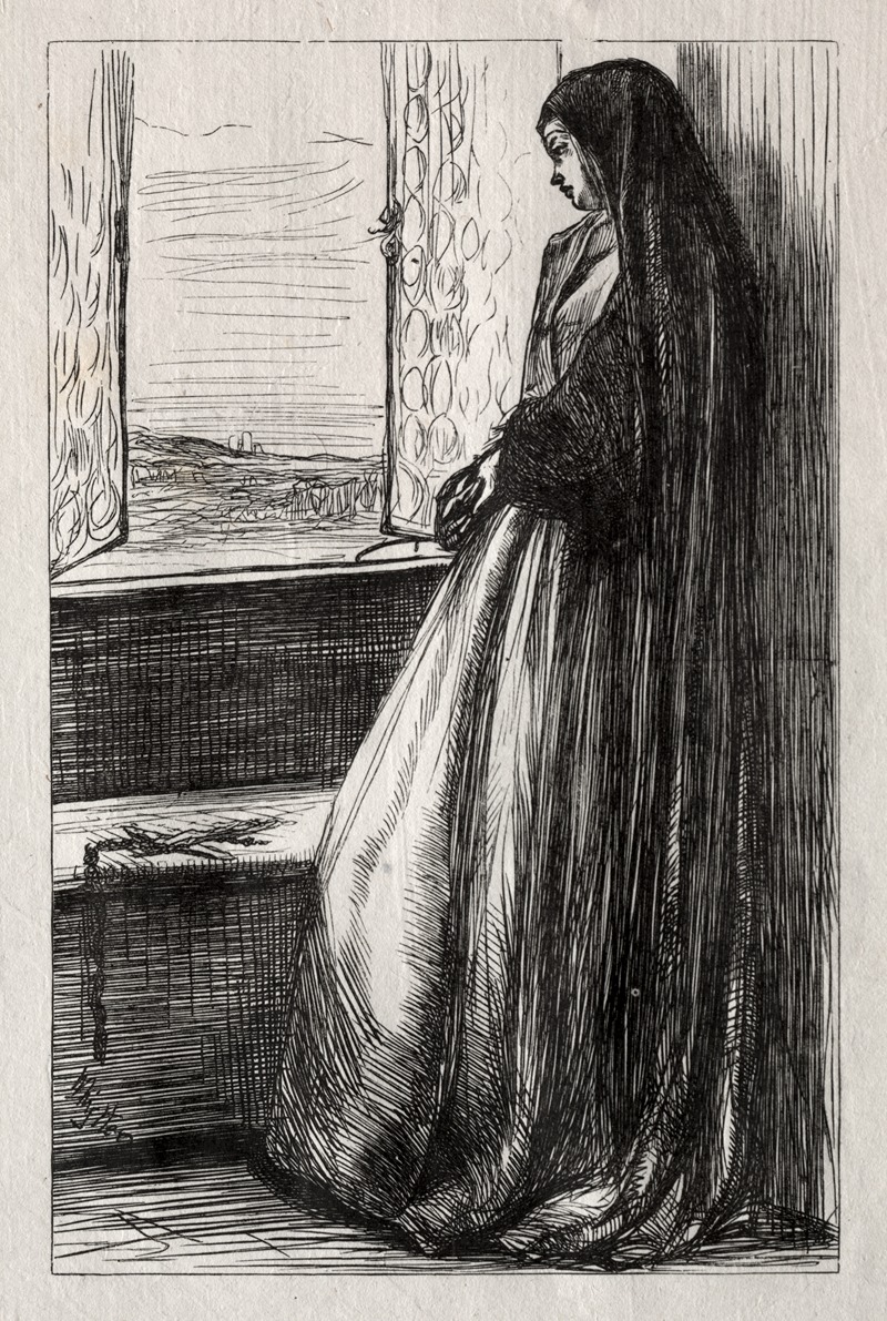 James Abbott McNeill Whistler - Illustration for ‘Count Bruckhardt’ in ‘Once a Week’