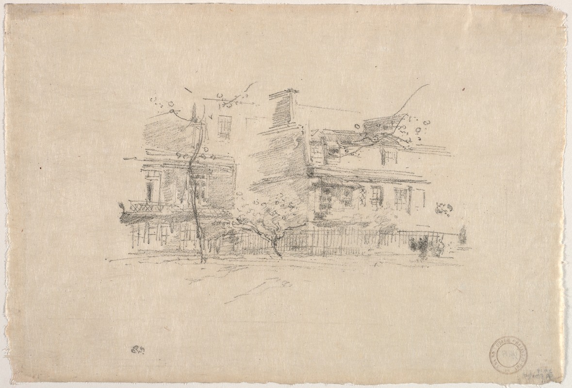 James Abbott McNeill Whistler - Lindsay Row, Chelsea