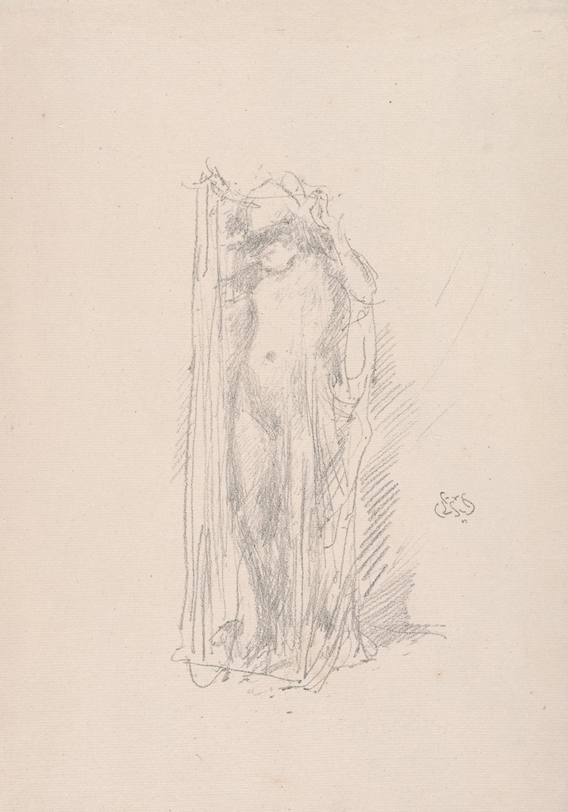 James Abbott McNeill Whistler - Model Draping