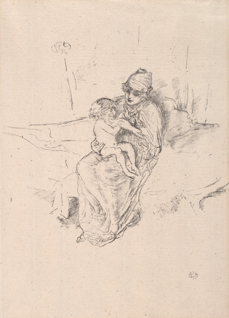 James Abbott McNeill Whistler - Mother and Child, No. 1