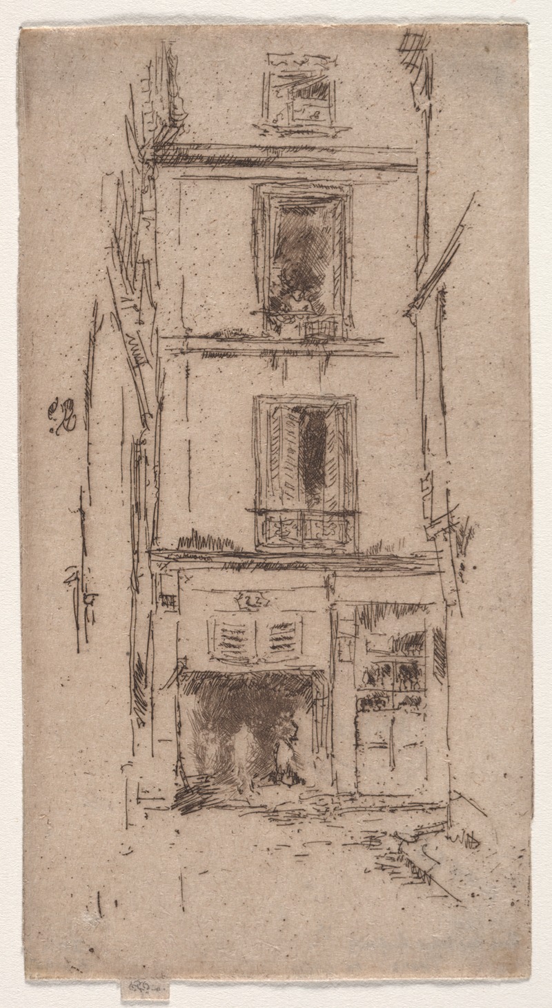 James Abbott McNeill Whistler - Rue des Bons Enfants, Tours